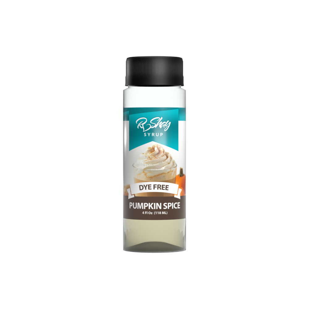 Dye Free Pumpkin Spice Flavored Coffee Syrup
