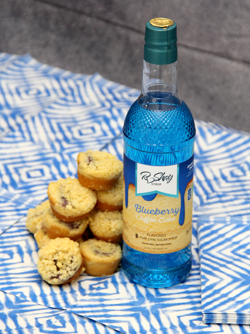 Blueberry Coffee Cake Flavored Coffee Syrup