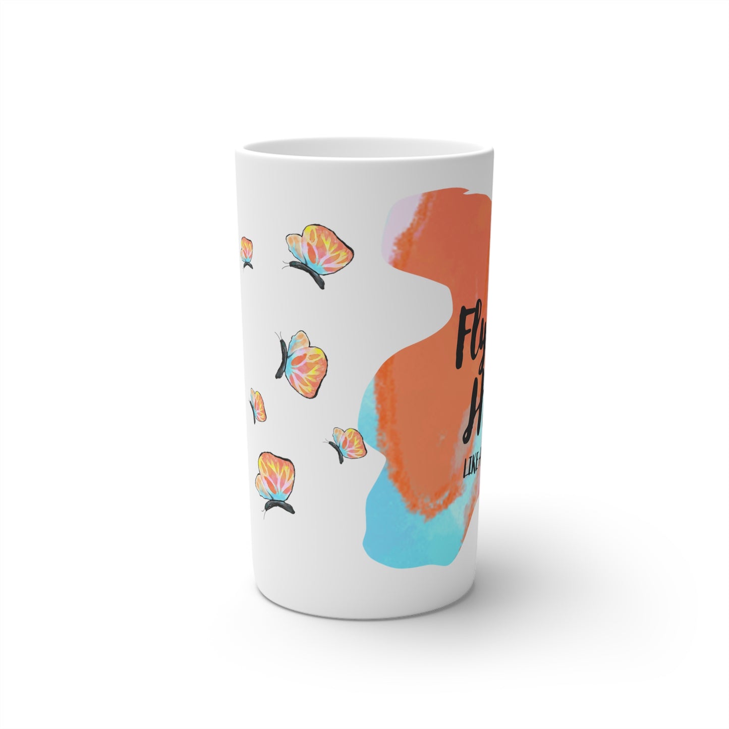 Fly High Conical Coffee Mugs (3oz, 8oz, 12oz)