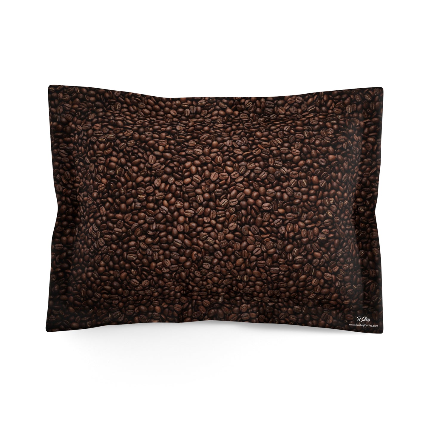 Coffee Bean Microfiber Pillow Sham Gift