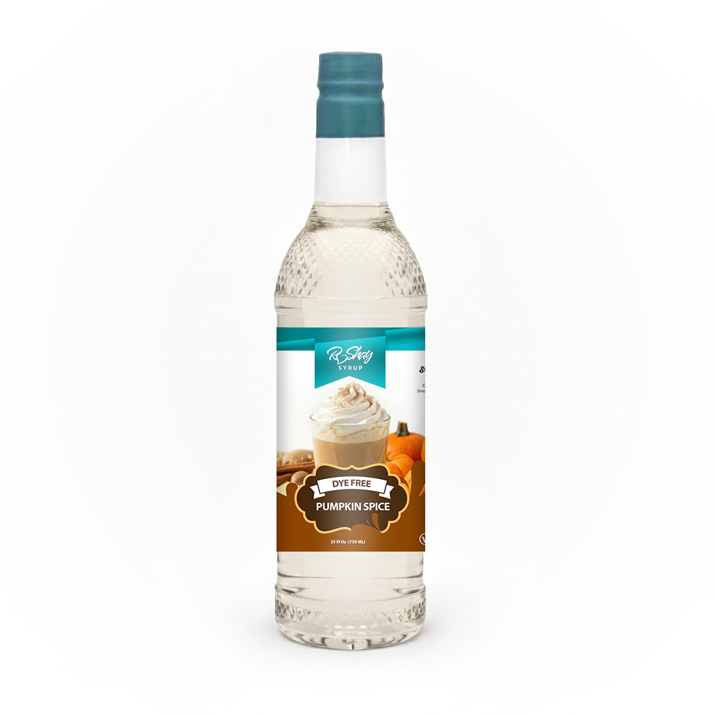 Dye Free Pumpkin Spice Flavored Coffee Syrup