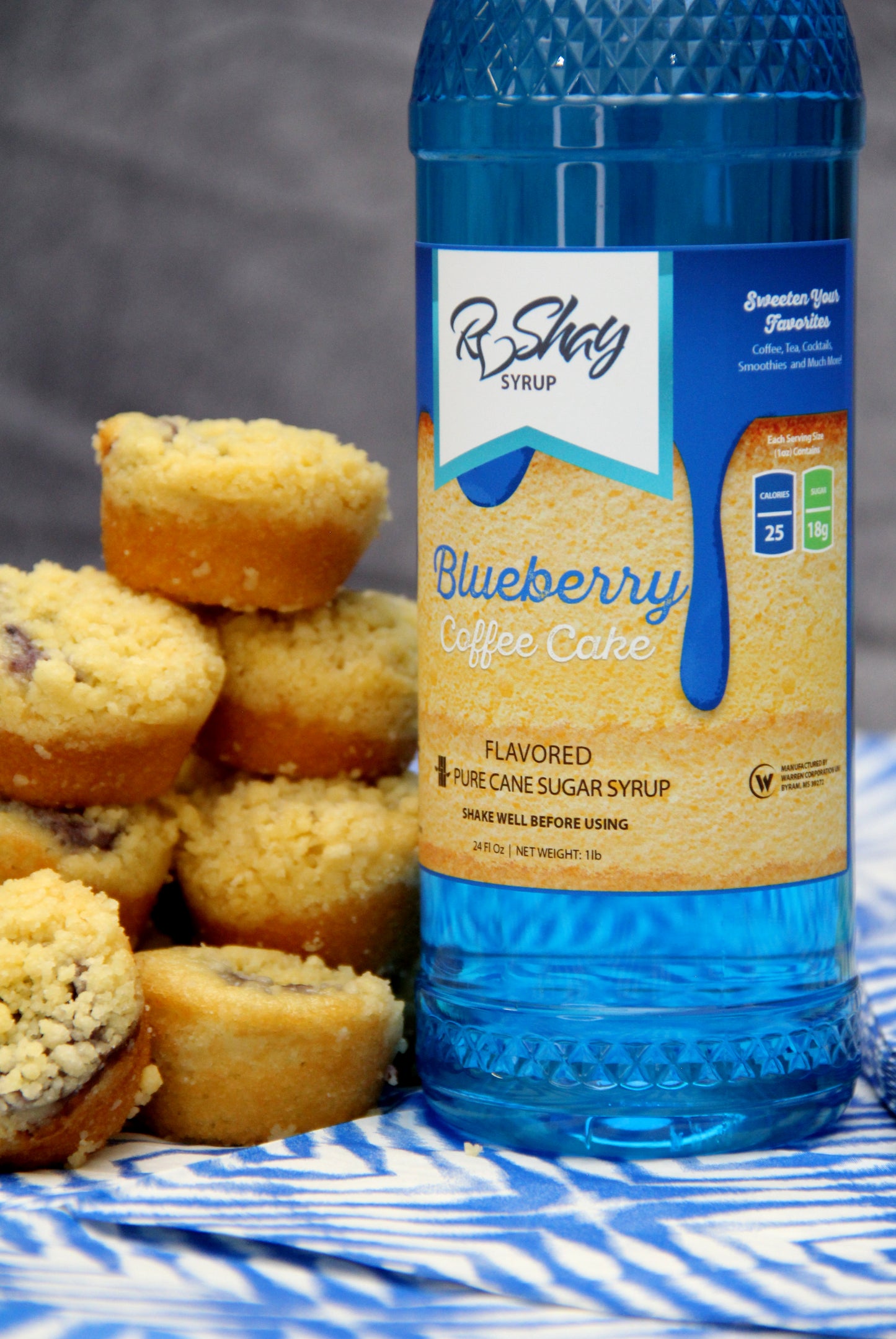 Blueberry Coffee Cake Flavored Coffee Syrup