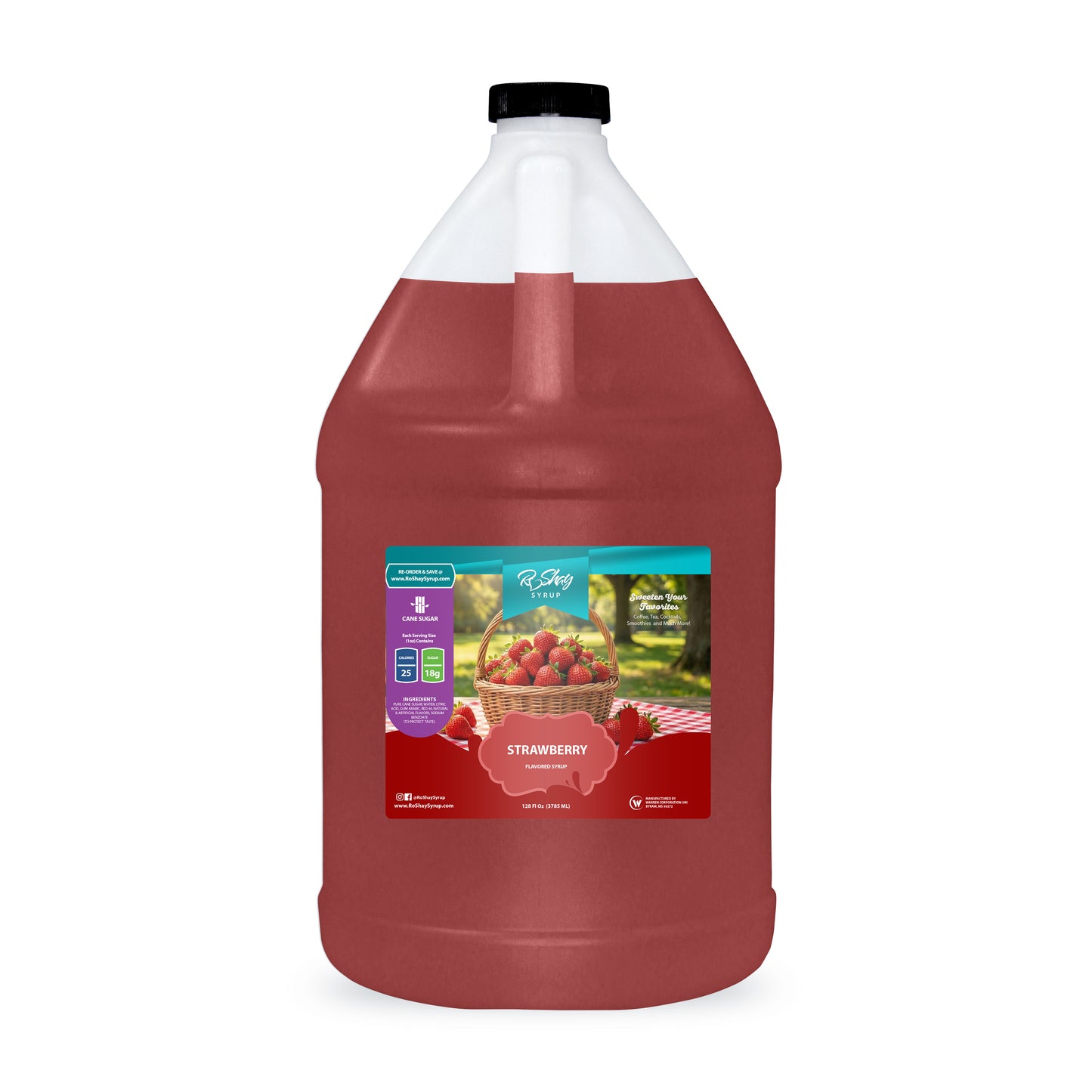 Strawberry Flavored Beverage & Coffee Syrup